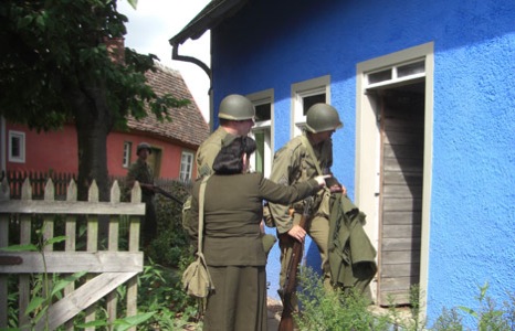 468Amerikanische Militaerbesatzung im Odenwald 1945