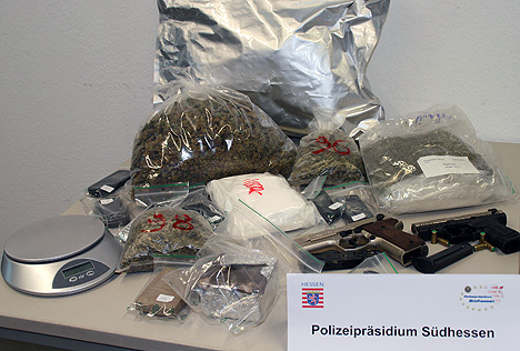 Beschlagnahmte Drogen