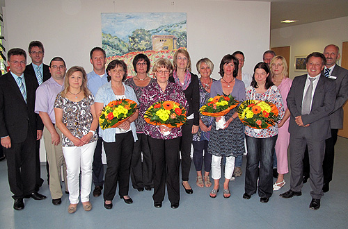 16 Mitarbeiter der Neckar Odenwald Kliniken geehrt
