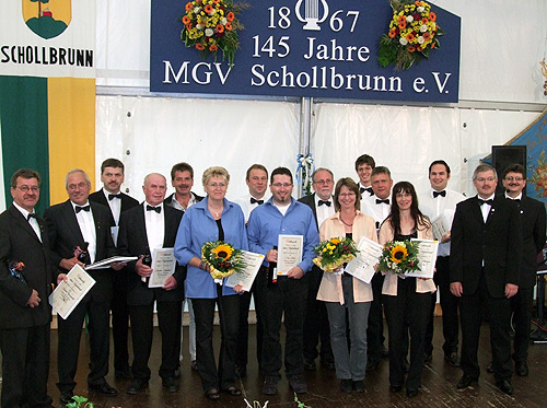 500 Geehrten Saenger MGV Schollbrunn