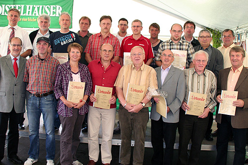 Vereinsehrungen TSV Mudau