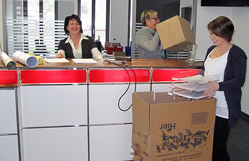 Umzug ins neue Landratsamt hat begonnen