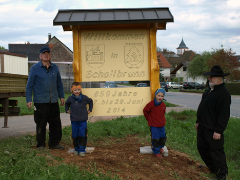 467Vorbereitungen 650 Jahre Schollbrunn