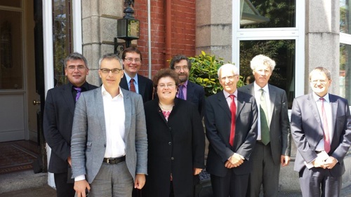 2014 06 17 Irland Delegation Dt Botschaft mit Professoren