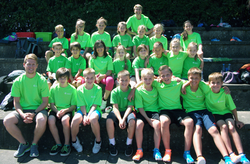 Beim Leichtathletik Kreisfinale fuer Olympia