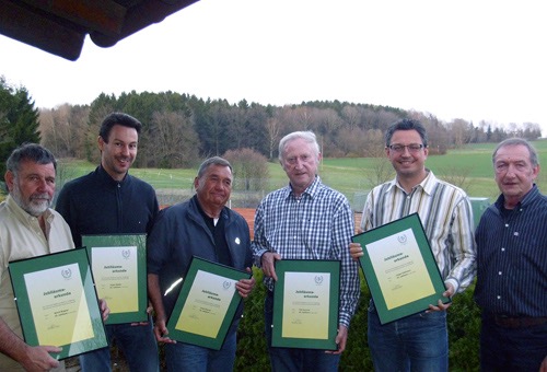 500 TC Waldbrunn ehrt Mitglieder