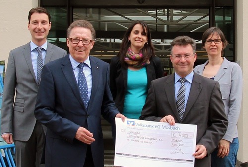 500 Spende Volksbank Mosbach