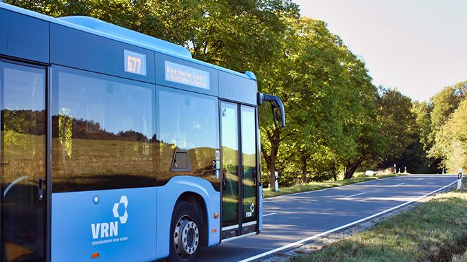 Bus im ÖPNV des VRN