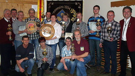 Vereinsschießen am Dreikönigstag des Schützenvereins 1934 Binau