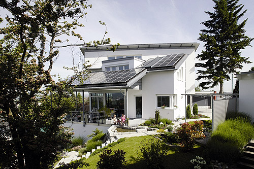 500Fotovoltaik mod Haus