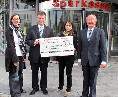 Sparkasse unterstuetzt Schlossfestspiele