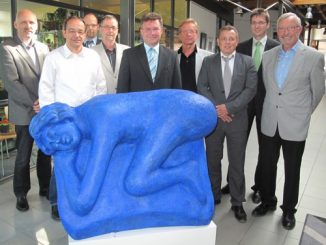 Blauer Blecker fuer Buchen