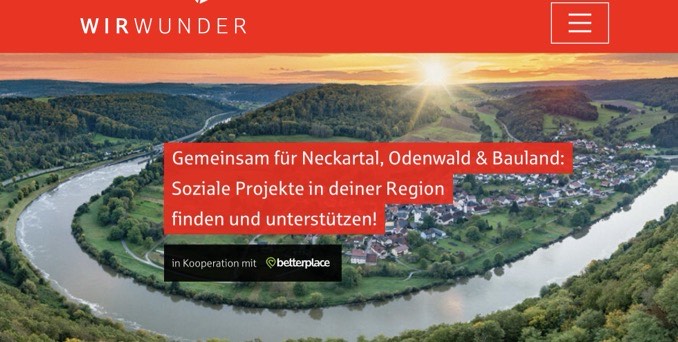 Förderplattform „WirWunder” gestartet