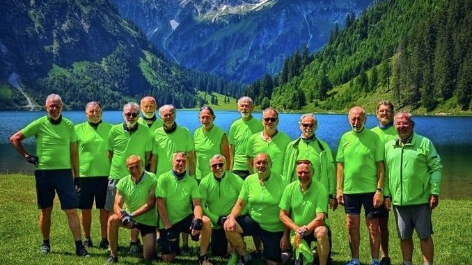 Beim Jahresausflug 5.890 Kilometer geradelt