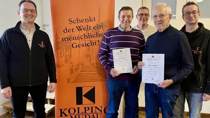 Kolpingfamilie Mudau ehrt Mitglieder