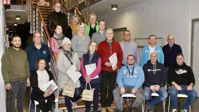 Weihnachtsfeier mit Ehrungen