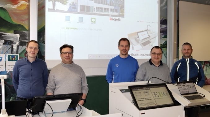 Moderne Medienausstattung am Eckenberg-Gymnasium