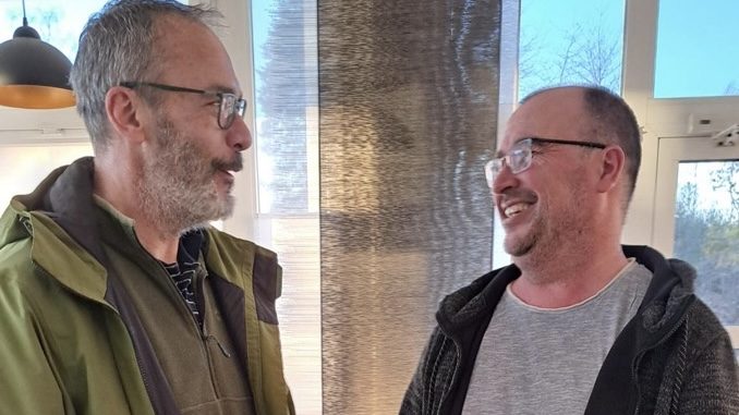 Horst Berger besucht Seniorenheim