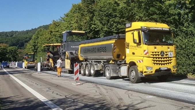 B 37: Beginn des dritten Bauabschnitts B 37: Beginn des dritten Bauabschnitts