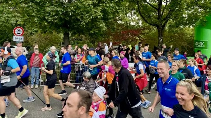 Teilnehmerrekord beim 4. AOK Firmenlauf