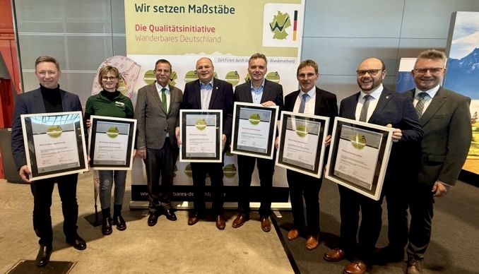 Erneute Auszeichnung der Römerpfade