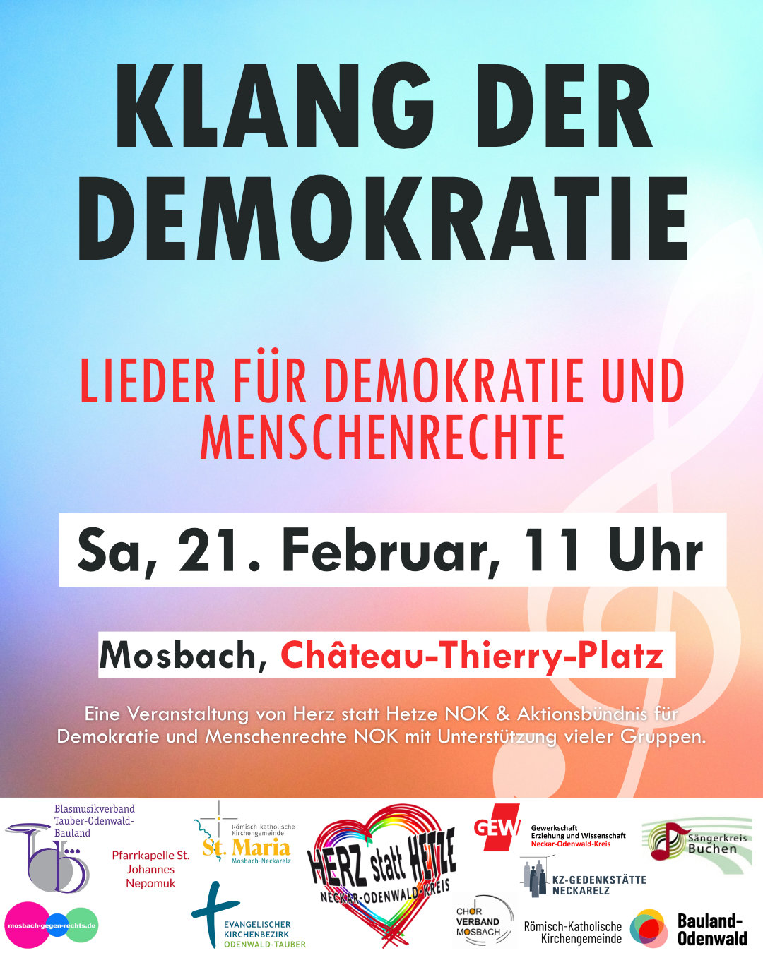 „Klang der Demokratie“ „Klang der Demokratie“