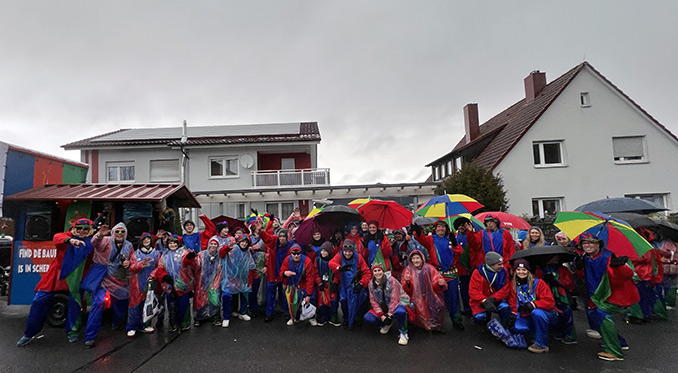 Bunte Stimmung trotz Regen