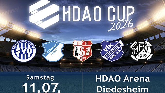 Fünf starke Vereine beim HDAO-Cup 2026