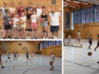 Maedchen fuer Basketball begeistern