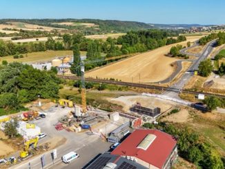 Ersatzneubau der Grünbachbrücke schreitet voran