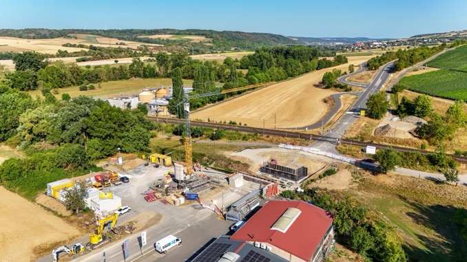 Ersatzneubau der Grünbachbrücke schreitet voran