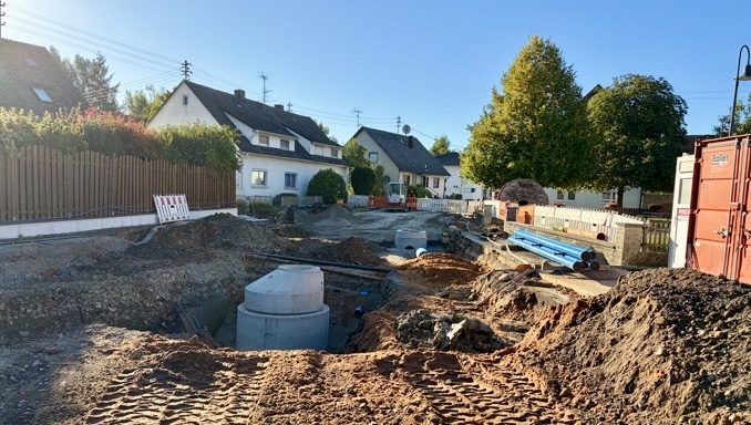 Baumaßnahmen in Schlierstadt
