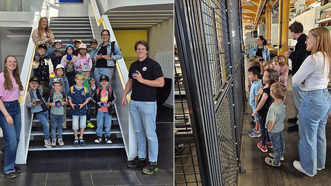 Vorschulkinder entdecken die Welt der Technik,
