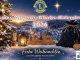 Lions-Advents-Glücks-Kalender 2026 mit winterlicher Dorflandschaft im Schnee.