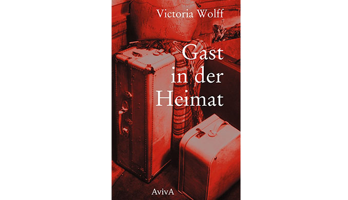 Buchcover Gast in der Heimat von Victoria Wolff mit Koffern.