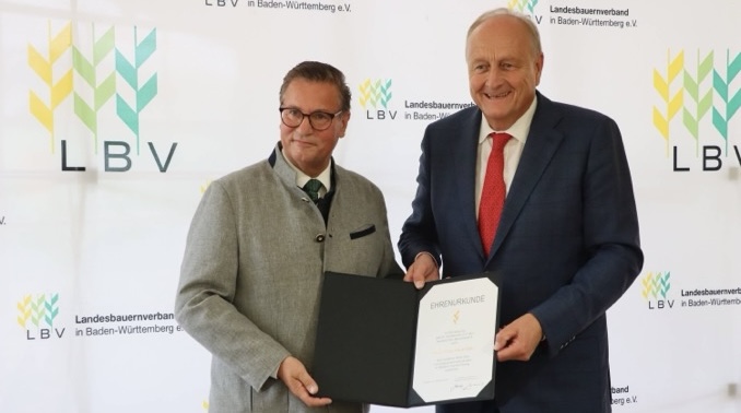 Goldene Ähre für Peter Hauk